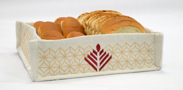 Bread Basket Burgundy _ Gold Lotus - EGP 200