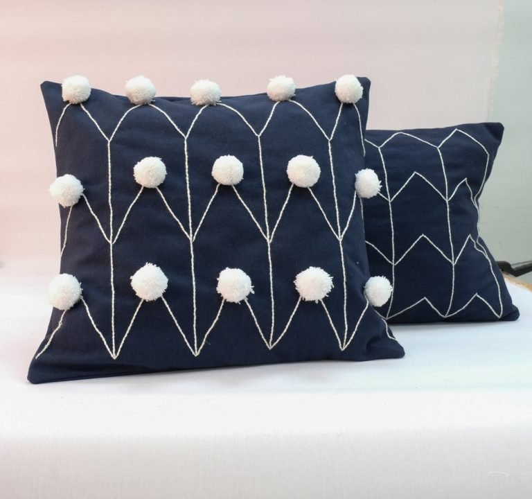 Cusion Sahiko Dark Blue x White EGP 250