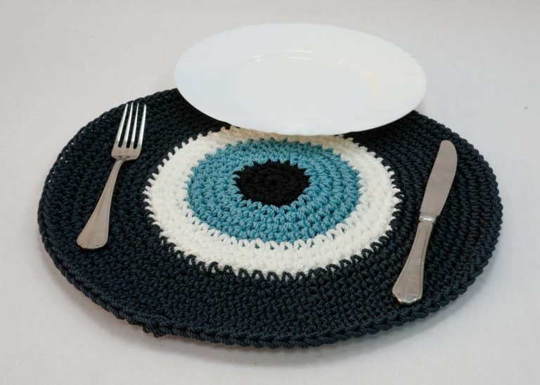 Eye Placemate Blue x White EGP 100
